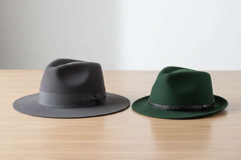 Fedora vs trilby: hvad er forskellen?