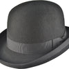 Bowler Hat i Uldfilt – Edmund i sort – bowler hat set forfra