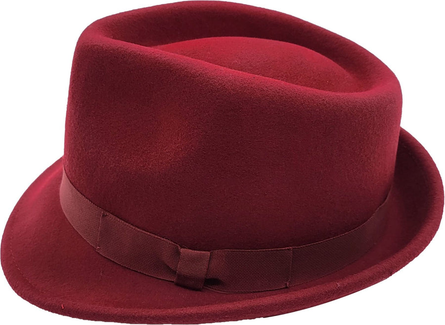 Trilby Hat i Uldfilt – Hansi – trilby hat set fra siden