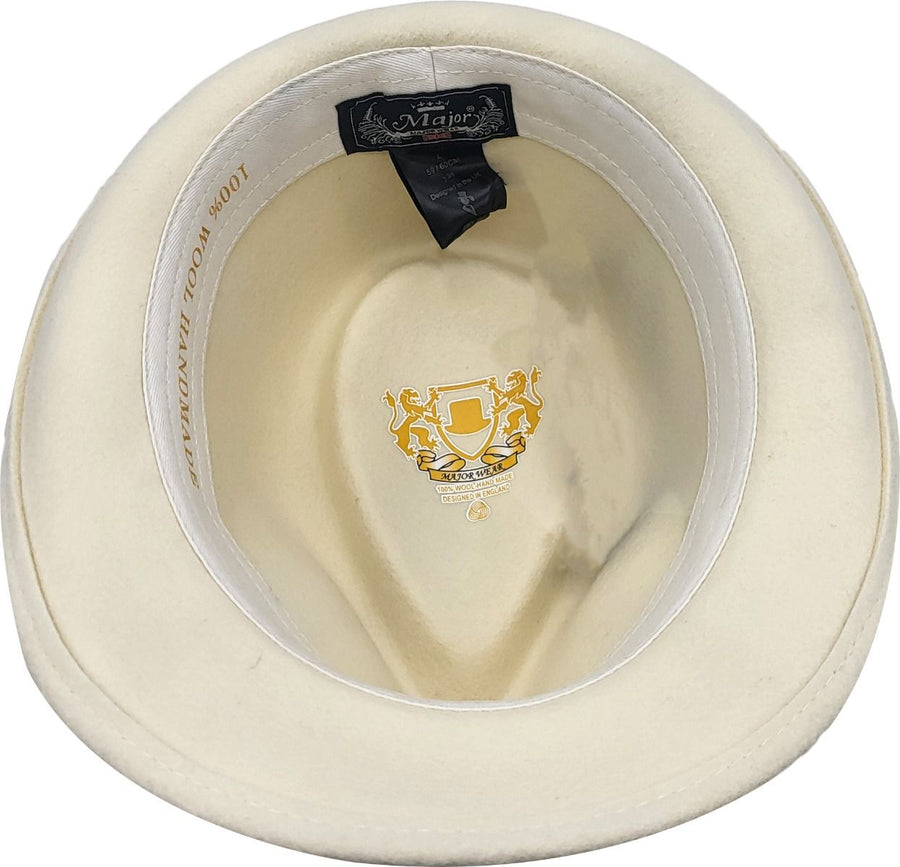 Trilby Hat i Uldfilt – Hansi – trilby hat set fra siden