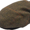 Børne-sixpence i Tweed – Oskar i brun – børne sixpence set forfra