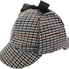 Deerstalker i Tweed – Lys – deerstalker hat set forfra