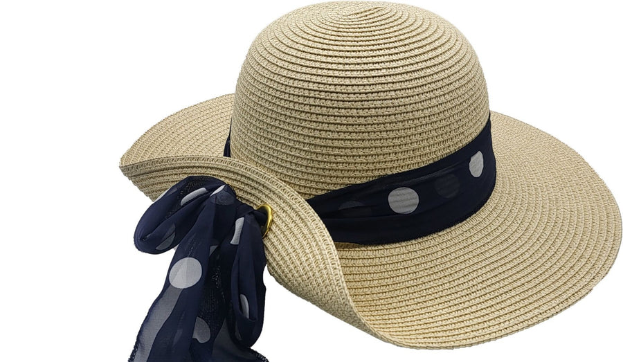 Solhat i Uld – Winnie i beige – damehat set forfra