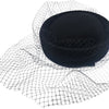 Pillbox Hat i Uld – Dianna – damehat set fra siden