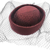Pillbox Hat i Uld – Dianna – damehat set fra siden