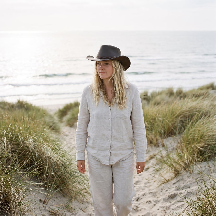 Cowboyhat – Earp livsstil – kvinde i det fri