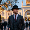 Bowler Hat i Uldfilt – Edmund – bowler hat detalje