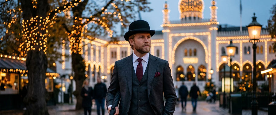 Bowler Hat i Uldfilt – Edmund – bowler hat detalje
