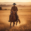 Cowboyhat i Læder – Clint livsstil – cowboyhat båret af model