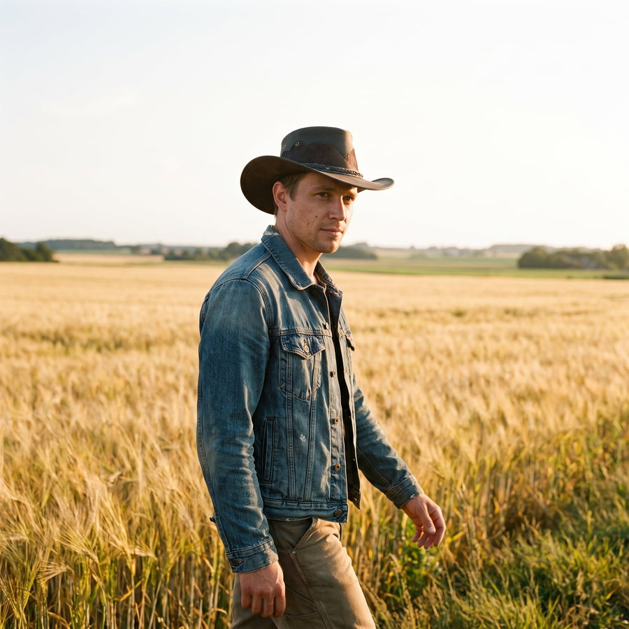 Cowboyhat – Austin livsstil – mand i det fri
