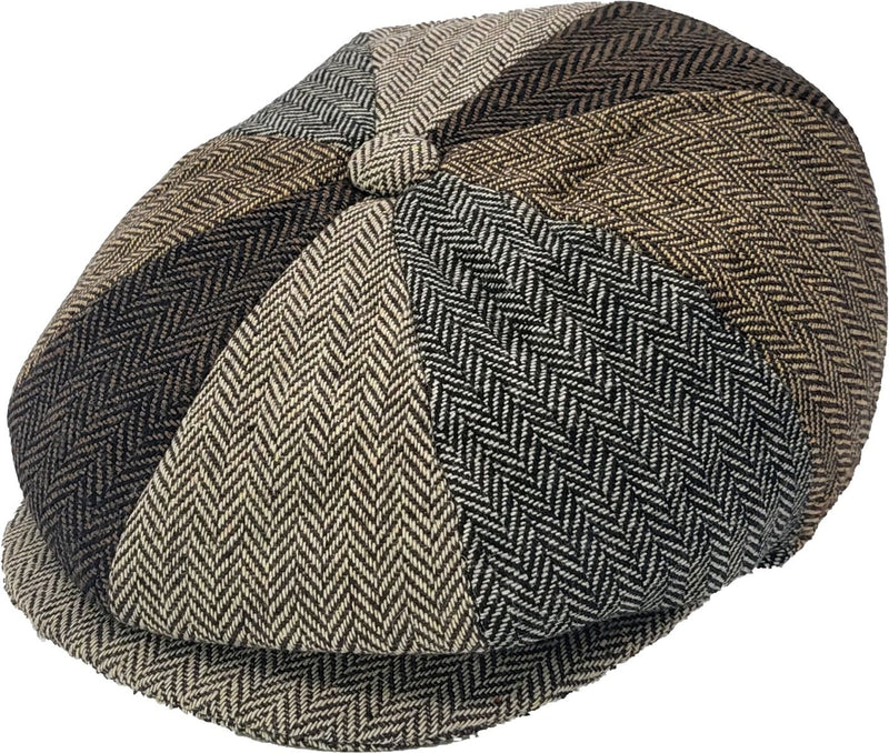 Newsboy Kasket i Uld – Liam – newsboy kasket set forfra