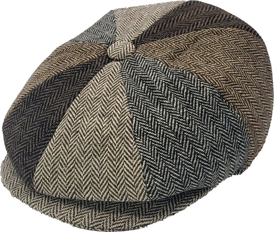 Newsboy Kasket i Uld – Liam – newsboy kasket set forfra