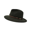 Fedora Hat i Uldfilt – Italia i jagtgrøn – fedora hat set fra siden