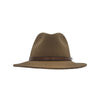 Fedora Hat i Uldfilt – Italia i mellem brun – fedora hat set forfra