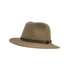 Fedora Hat i Uldfilt — Argentina Julio i camel – fedora hat set fra siden