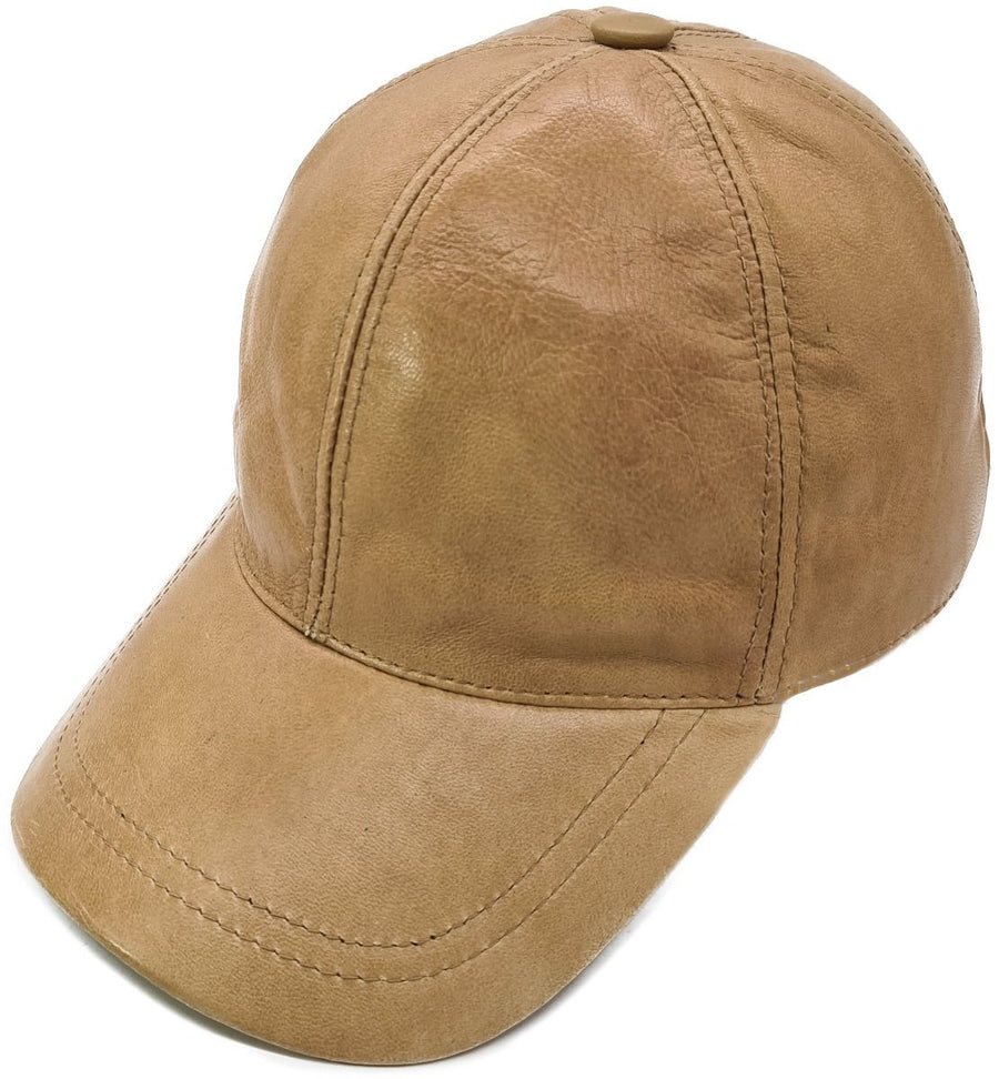 Baseballcap i Ægte læder – Denver – baseballcap detalje