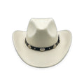 Cowboyhat i Uldfilt med conchos — Jesse James