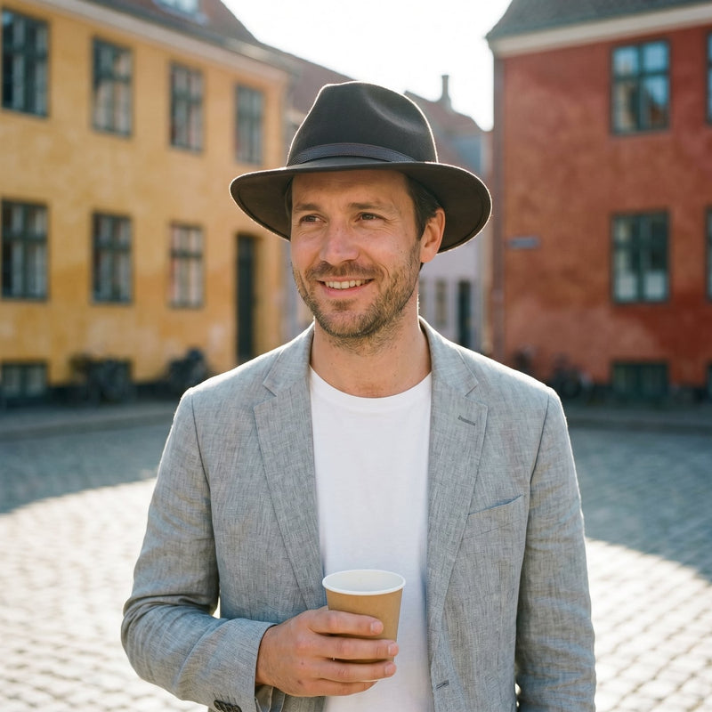 Fedora – Classica livsstil – mand på torvet