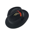 Trilby Hat med Fjer — Anton