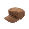 Newsboy i Uldblanding i brun set forfra