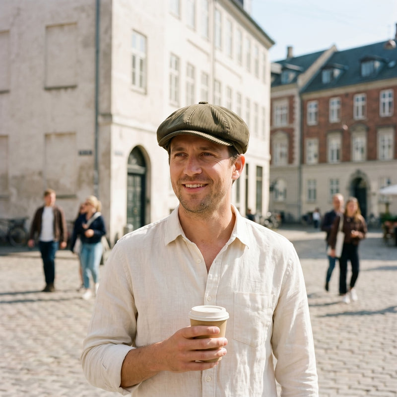 Newsboy – Joe livsstil – mand på café