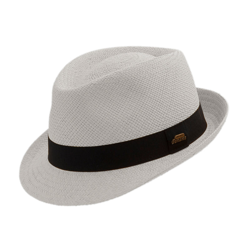 Panama Hat – Culebra i hvid – panama hat set fra siden