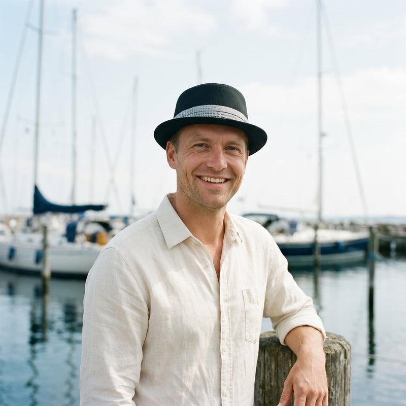 Pork pie hat – Cole livsstil – mand i byen