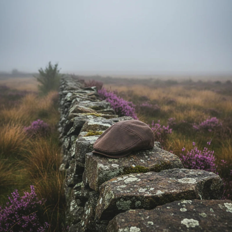 Sixpence i vokset bomuld - livsstilsbillede fra heden
