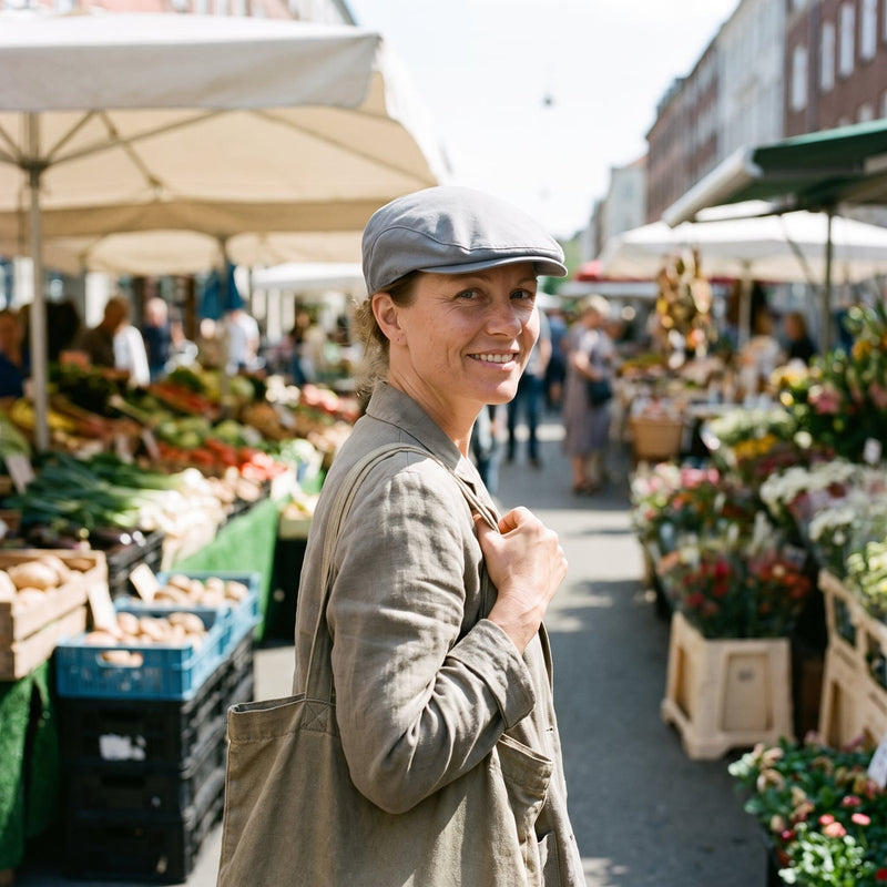 Sixpence – Gustav livsstil – kvinde på markedet