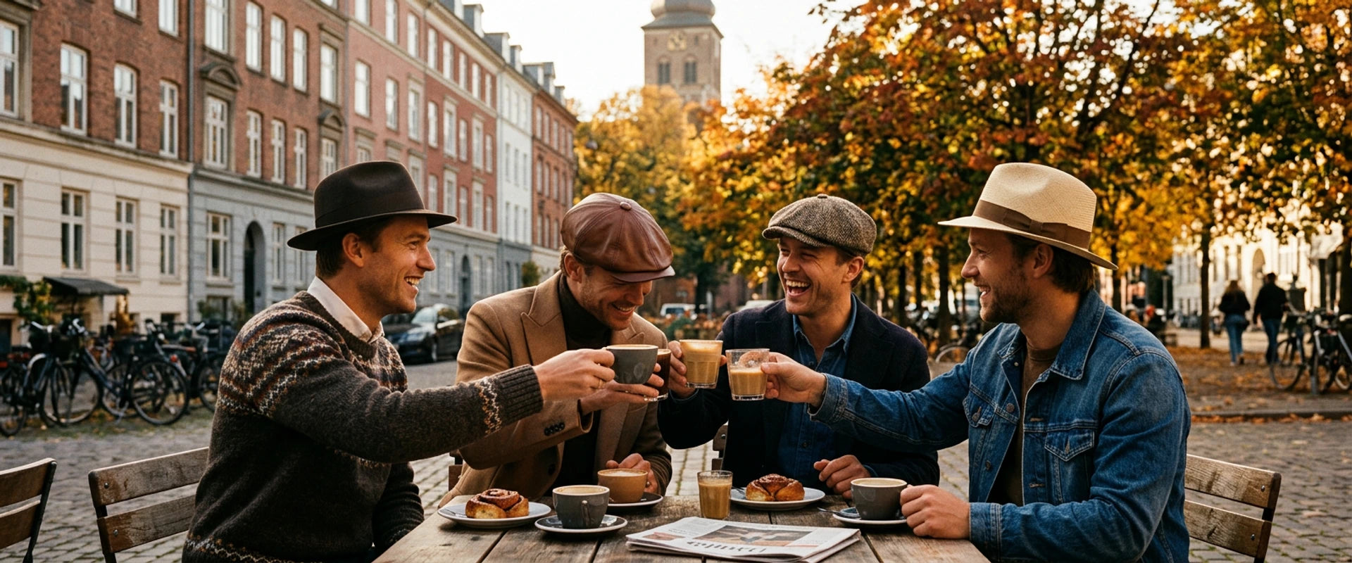 Herrehatte livsstilsbillede